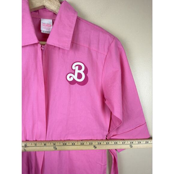 Barbie Girls Pink Power Jumpsuit Spirit Halloween Costume Size M - Picture 8 of 15
